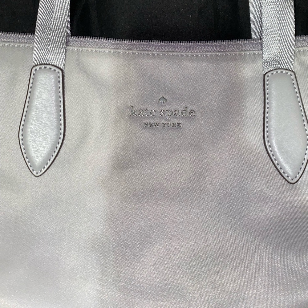 Kate Spade Silver Tote Bag